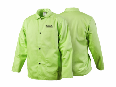 Lincoln Electric Bright FR Cloth Welding Jacket - Safety Lime - Large