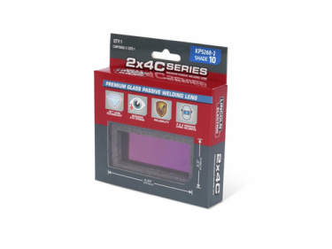 Lincoln Electric 2x4C ® Series Premium Glass Passive Welding Lens - Shade 10