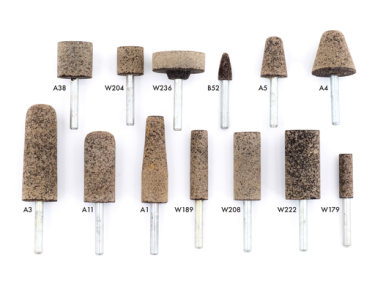 United Abrasives  27401 A36Q Resin Bonded Mounted Points (Type A1) 3/4" x 2-1/2" x 1/4"