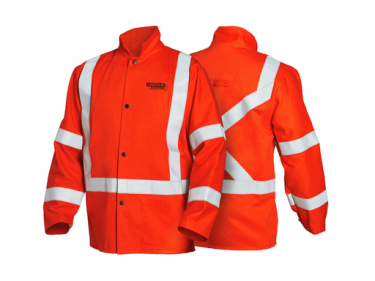 Lincoln Electric High Visibility FR Orange Jacket with Reflective Stripes - XLarge
